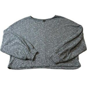 NEW Women's Heather Gray Long Sleeve Sweater Shirt Size XL NWOT